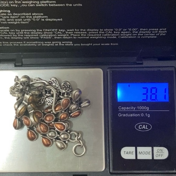 Retired LUCKY BRAND Tricolor Teardrop Link Bracelet 38.1g - Picture 10 of 12